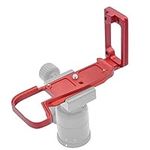 1/4'' L Quick Release Plate, Camera Hand Grip QR Fixing Bracket Tripod Ballhead Support for Canon RP(Red)