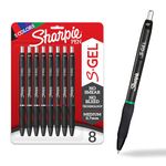 Sharpie S-Gel, Gel Pens, Medium Point (0.7mm), Assorted Colors, 8 Count