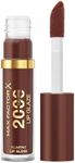 Max Factor 2000 Calorie Lip Glaze Chocolate Glow, Full Shine Lip Gloss, Nourishing with Hyaluronic Acid & Squalane, Instant Plump, Non-Sticky, Vanilla-Milk Scent, Fuller Looking Lips