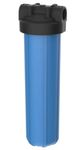 Pentair Pentek 150236 Big Blue Filter Housing, 1 1/2" NPT #20 Whole House Heavy Duty Water Filter Housing with High-Flow Polypropylene (HFPP) Cap, 20-Inch, Black/Blue