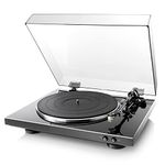 Denon DP-300F Fully Automatic Analog Turntable with Built-in Phono Equalizer | Unique Tonearm Design | Hologram Vibration Analysis | Slim Design