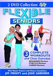 Flexible Seniors - 2 DVD Set with 3 Complete Workouts, Chair Exercises, Beginners Workout, Stretch Workout, Cardio Workout to Lose Weight, Build Muscles & Strengthen Bones