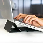 Beblau Universal Laptop Stand, Ergonomic, Portable, Flexible, Fits Devices 4.3" x 6.1" x 0.5"