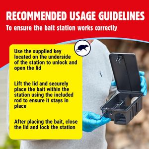 Big Cheese Rat and Mouse Bait Station – Rodent Control Box