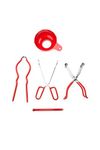 Farm to Table Canning Tool Set, 5 Piece, Red