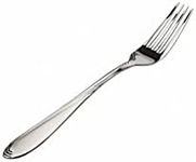 Godinger Appetizer/Salad/Dessert Fork Set for Home Kitchen or Restaurant Wave Sand - Set of 8