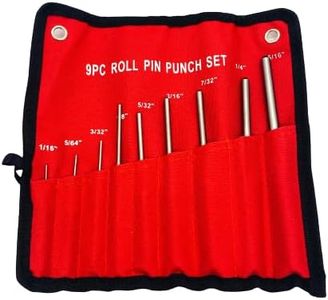 Roll Pin Punch - 9 Piece Set