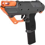 WORKER Nightingale Blaster Pro, Strong Magnetic Semi-Auto Flywheel Half Dart Blaster Pistol Toy Free DIY (Battery Not Included) Black