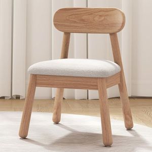 DAYAOUTDOOR Wood Kid Armchair, Toddler Chairs Ages 1-4, Kid Chair with Solid Wooden Frame, Toddler Armchair Comfy, Upholstered Kids Chair for Playroom, Bedroom, Kindergarten & Preschool, White