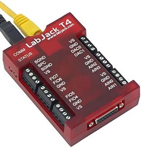 T4-USB Data Logger or Ethernet Multifunction DAQ Device with up to 12 Analog inputs or 16 Digital I/O, 2 Analog outputs (10-bit), and Multiple Digital counters/timers.