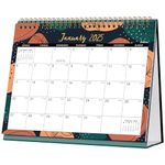 Desk Calendar 2025 - Calendar 2025 from January 2025 to December 2025, Running weekly memo page, 25.3 x 20.5 x 7.8 cm, Home study office Tricolor