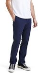 Dockers Men's Signature Go Slim Fit Khaki Smart 360 Tech Pants, Navy Blazer, 36W x 34L