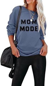 LEEDYA Women's Ruffle Short Sleeve Tops Crew Neck T-Shirts Solid Color Blouse Casual Summer Tunic Tops 2023, 389 Blue, Large