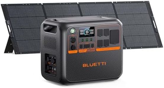 BLUETTI Solar Generator AC200PL with 350W Solar Panel Included (Ships Separately), 2304Wh LiFePO4 Battery Backup, Expandable to 8448Wh w/ 4 2400W AC Outlets (3600W Power Lifting), for RV, Home Use