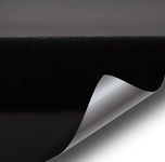 Black Gloss 5ft x 25ft 125sq ft Cast Vinyl Decal Bubble-Free Car Wrap Interior