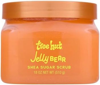 Tree Hut Jelly Bear Body Scrub, Exfoliating & Hydrating Sugar Scrub with Shea Butter & Essential Oils, Smooth Skin, Body Exfoliator For All Skin Types, Self Care Gifts for Women, Vegan, 18 Oz