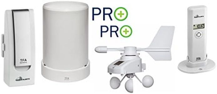 TFA Dostmann Weatherhub Wetterstation-Set mit Klima, Regen und Windsender, 31.4005.02, WLAN-Wetterstation mit App