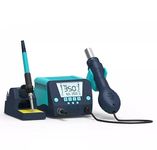 Bakon 881 2-In-1 SMD Hot Air Rework and Soldering Station with LCD Display,°F /°C,Auto Sleep & Standby,Digital Correction