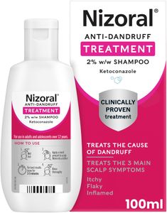 Nizoral Anti-Dandruff Shampoo with Ketoconazole, 100ml – Itchy Scalp Treatment