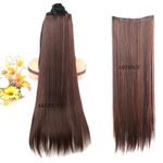 Artifice 5 Clip Straight Clip in Hair Extensions for Women Natural Soft Clip on Extensions Synthetic Thick Hairs for Any Event for Girls Hair Extension Ruby Fusion 30 INCH