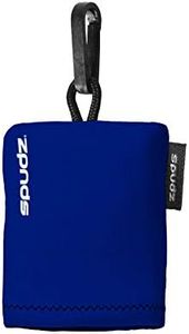 SPUDZ Classic | Microfiber Cloth Screen Cleaner and Lens Cleaner | Open Bottom | Navy Blue | 10 x 10 Inches