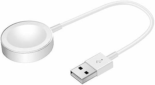 Short Charger Compatible with Apple Watch, Portable Wireless USB Charging Cord (1.15ft/14inch/35cm) Magnetic Cable for iWatch Series Ultra 2/Ultra/10/9/8/7/6/SE2/SE/5/4/3/2/1
