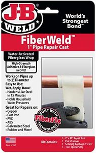 FiberWeld Pipe Repair Cast 2x48 Inch – High Strength Adhesive Fiberglass Wrap – White