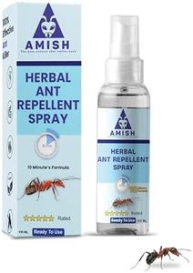 Amish Herbal Ant Spray 100ml Pack Of 1 |10 Minutes Formula |Removes Entire Ant colony|Powerful 100% Organic No Chemical Ant Repellent Spray for Home Kitchen Office Garden Long Lasting Protection Instant Action