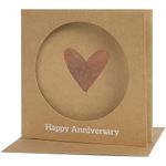 7 Year Anniversary Card Gift, Copper Gifts For Him, Her, Husband, Wife, Couple, Men, Women, 7th Wedding Anniversary Ideas, Anniversary Card For Parents, Brother and Sister In Law, Son and Daughter In