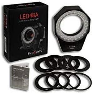 Fotodiox Pro LED-48A Ring Light for Portrait and Macro Photography, Fits Lens Filter Thread