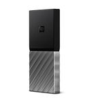 Western Digital WDBK3E2560PSL-WESN 256 GB My Passport SSD Portable External Solid State Drive, Black/Grey