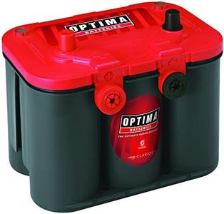 OPTIMA Batteries High Performance 34/78 RedTop Sealed AGM Car, Truck, and SUV Starting Battery, 800 CCA, Dual SAE and GM Terminals, Maintenance Free, Versitile Mounting