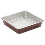 Cuisinart Chef's Classic Non-Stick Bronze, Steel, Square Cake Pan, 9"