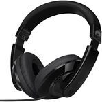 rockpapa Comfort Kids Headphones for School, Lightweight Childrens Boys Girls Teens Over-Ear Headphones Wired 3.5mm for CD DVD Player Tablet Phone Travel Black