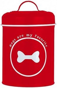 Amici Pet Dogs Favorite Metal Food Canister, Medium, 64oz