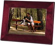 Howard Miller Rosewood Frame II – Elegant Wooden Picture Frame with High Gloss Finish & Versatile Easel Stand Modern Desktop and Freestanding Photo Frame for Gift Portrait or Landscape Display