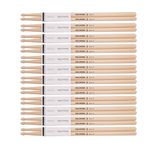 AQJUNONG Drum Sticks 5B,12 Pair 5B Drum sticks, Classic America Maple Wood Tear Drop Tip Drumsticks, 5B Drumsticks for kids and Adults.