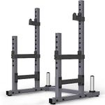 PASYOU SR30 Adjustable Squat Rack, Heavy Duty Gym Rack Stand, Multifunctional Power Rack Weight Bench Support for Home Gym Strength Training, Bench Press Dumbbell Rack with Max Load 1800lbs