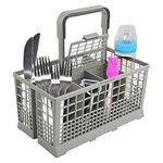 CarterTM Dishwasher Cutlery Basket fits Most Brands (9.5 x 5.4 x 4.8 inches)- Utensil Organizer Caddy Fits Most Dishwashers (LP54)