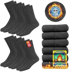 SOXCO Thermal Socks for Men & Women - Winter Heat Socks, Pack of 6 Pairs