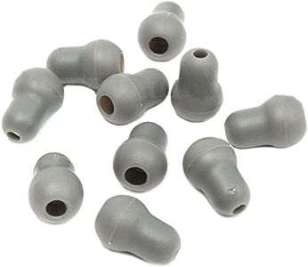 Pack of 10 Super Soft Earplug Earphones Replacement for Stethoscope Silicone Grey
