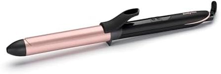 BaByliss Rose-Quartz 25mm Curling Tong, Ceramic Hair Curler for Long and Short Hair Styling