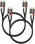 FosPower 2-Pack (0.9m / 3ft) 2 RCA 