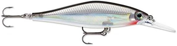 Rapala Shadow Rap Shad Deep Hard Bait Lure, Freshwater, Size 09, 3 1/2" Length, 5'-6' Depth, Silver, Package of 1