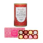 Martins Chocolatier Chocolate Taster Pack & Hot Chocolate Gift Set | Strawberry Chocolate | Drinking Chocolate