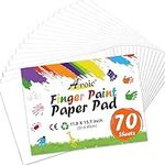 AROIC 70 Sheets Finger Paint Paper 