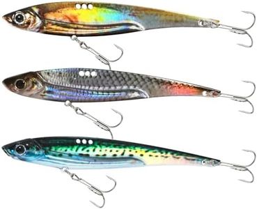 GULULUT Blade Bait for Saltwater and Freshwater, Sinking Metal VIB Bait and Three Swimming Modes Adjustment, Lifelike and Shining Fishing Lures to Improve Fishing Efficiency, Gift for Men