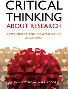 Critical Thinking About Research: Psychology and Related Fields