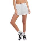 Champion Women's Mesh Short, White, X-Small