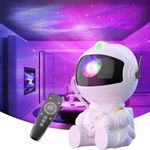 Crebeau Astronaut Galaxy Light Projector, Remote Control, USB Powered 360° Adjustable Spaceman for Room Decoration, Gifts for Children and Adults